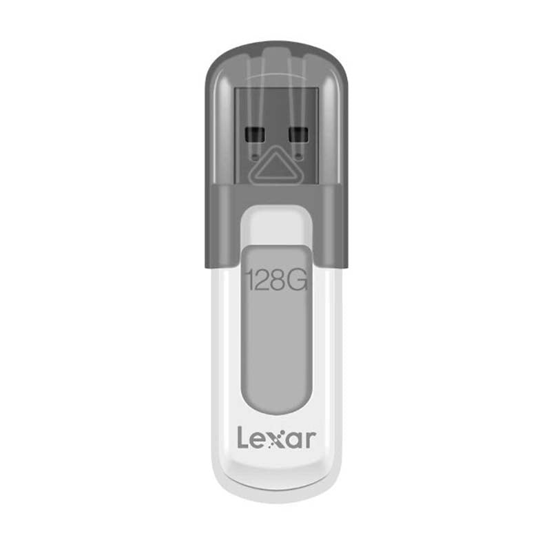 Lexar 128GB Jump Drive V100 USB 3.0 Flash Drive - White