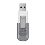 Lexar 64GB Jump Drive V100 USB 3.0 Flash Drive - White