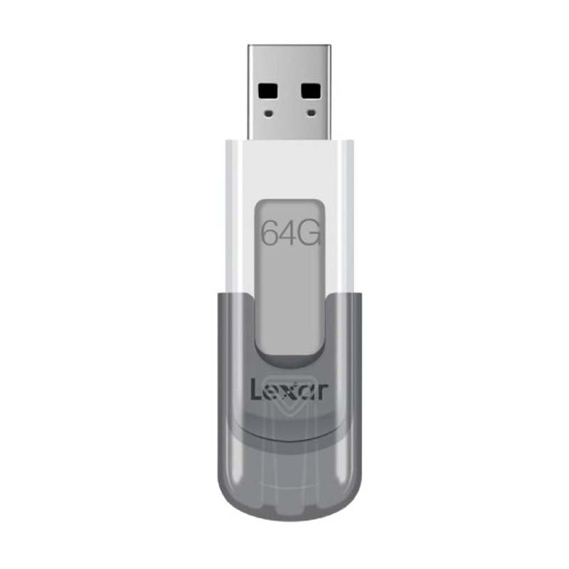 Lexar 64GB Jump Drive V100 USB 3.0 Flash Drive - White