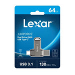 Lexar Jump Drive D400 USB 3.1 Type C 64GB - Black
