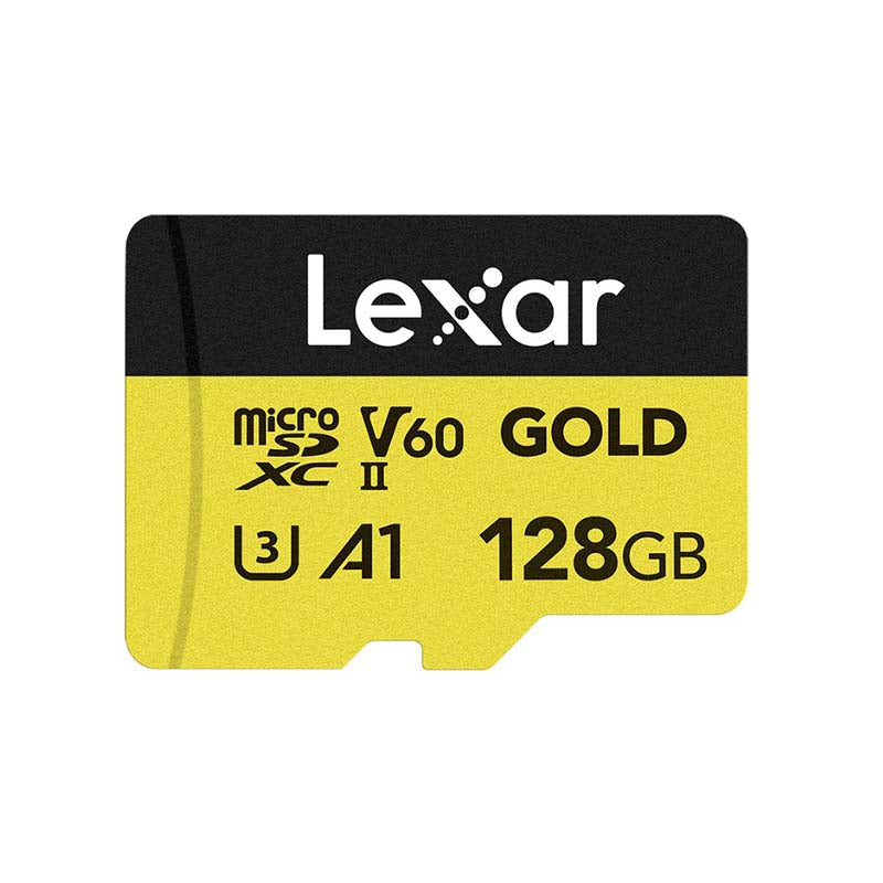 Lexar MicroSD UHS II C10 U3 128GB - Gold - Gold