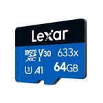 Lexar SD Micro High Speed 633x 64GB - Blue - Blue