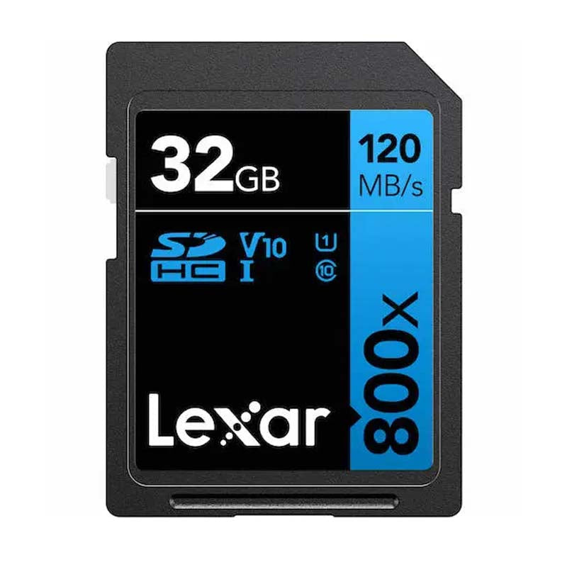 Lexar SD Professional 32GB 800x SDXC Memory Card - Blue