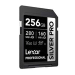 Lexar SD Professional Silver Pro 256GB SDXC UHS-II Memory Card - Silver
