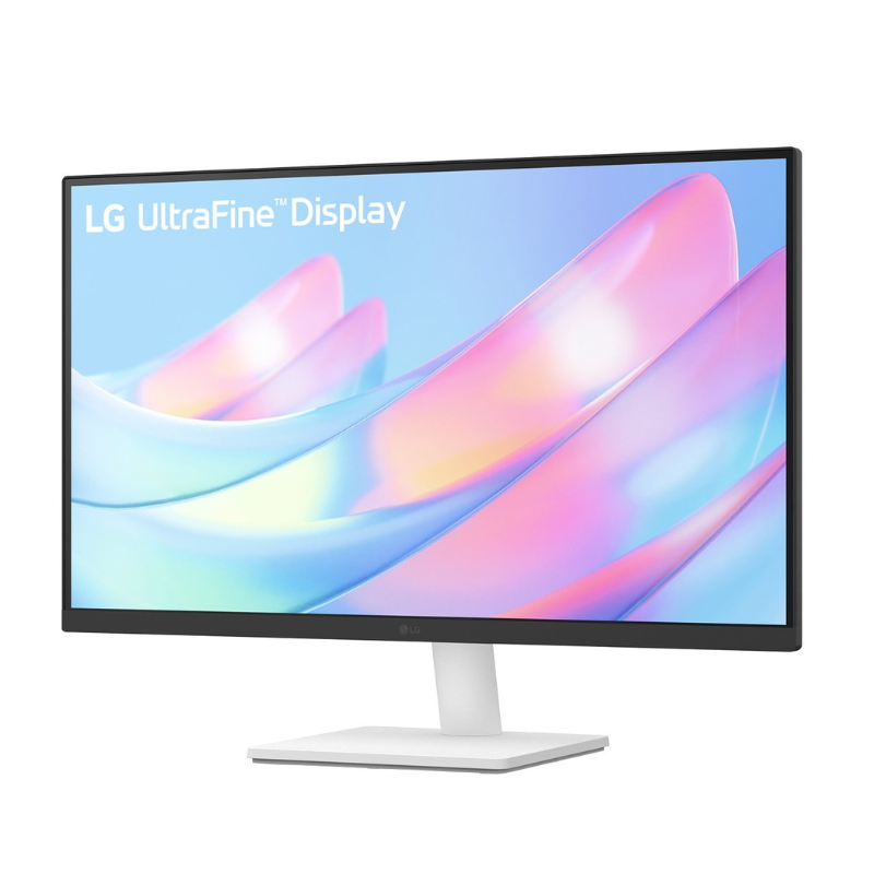 LG UltraFine 27’’ 4K UHD IPS Monitor - White - White/Black
