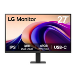 LG UltraFine 27’’ QHD IPS Monitor 100Hz with USB-C - Black