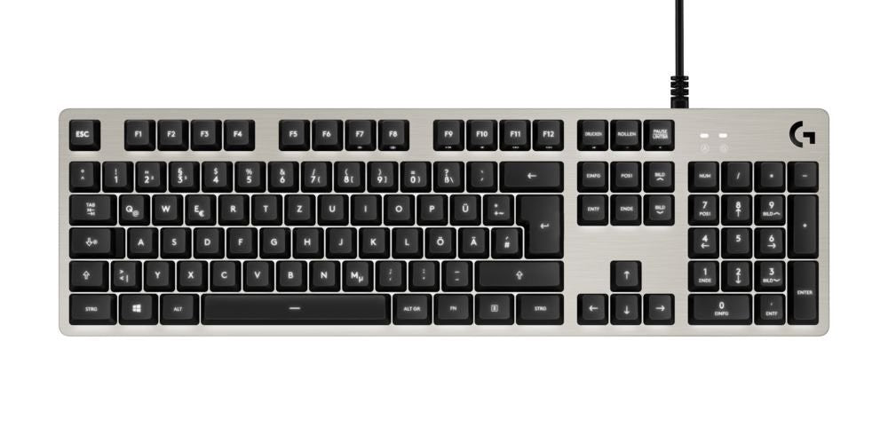 Logitech Backlit G413 Mechanical Gaming Keyboard - Silver - Silver