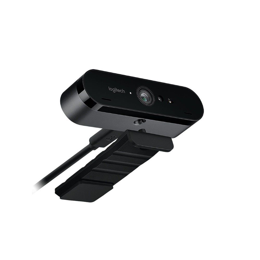 Logitech Brio 4K Ultra HD Video Conferencing Webcam With Right Light - Black