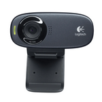 Logitech C310 Widescreen HD 720P Video Call Webcam - Black - Black