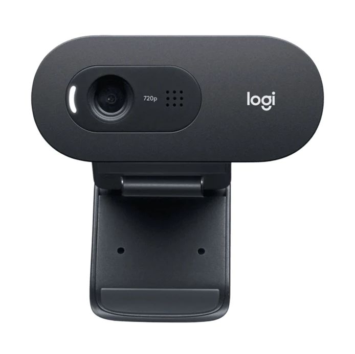 Logitech C505 HD 720P Webcam - Black - Black
