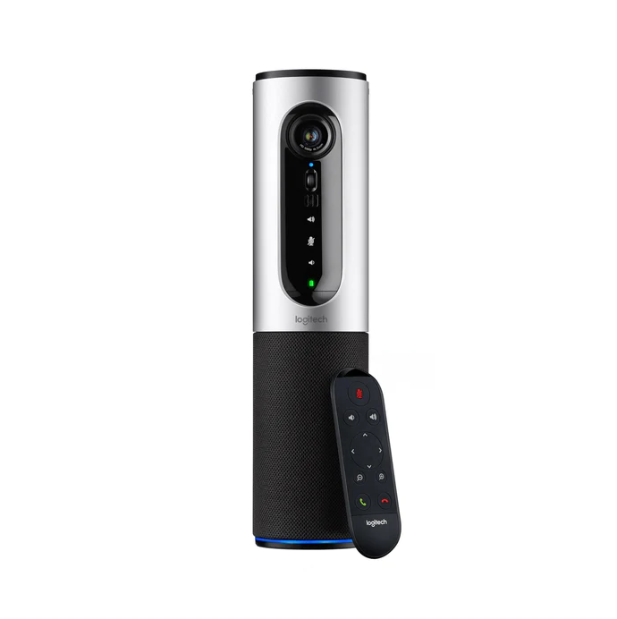 Logitech Connect Bluetooth Portable Conference Camera - Silver - Silver/Black