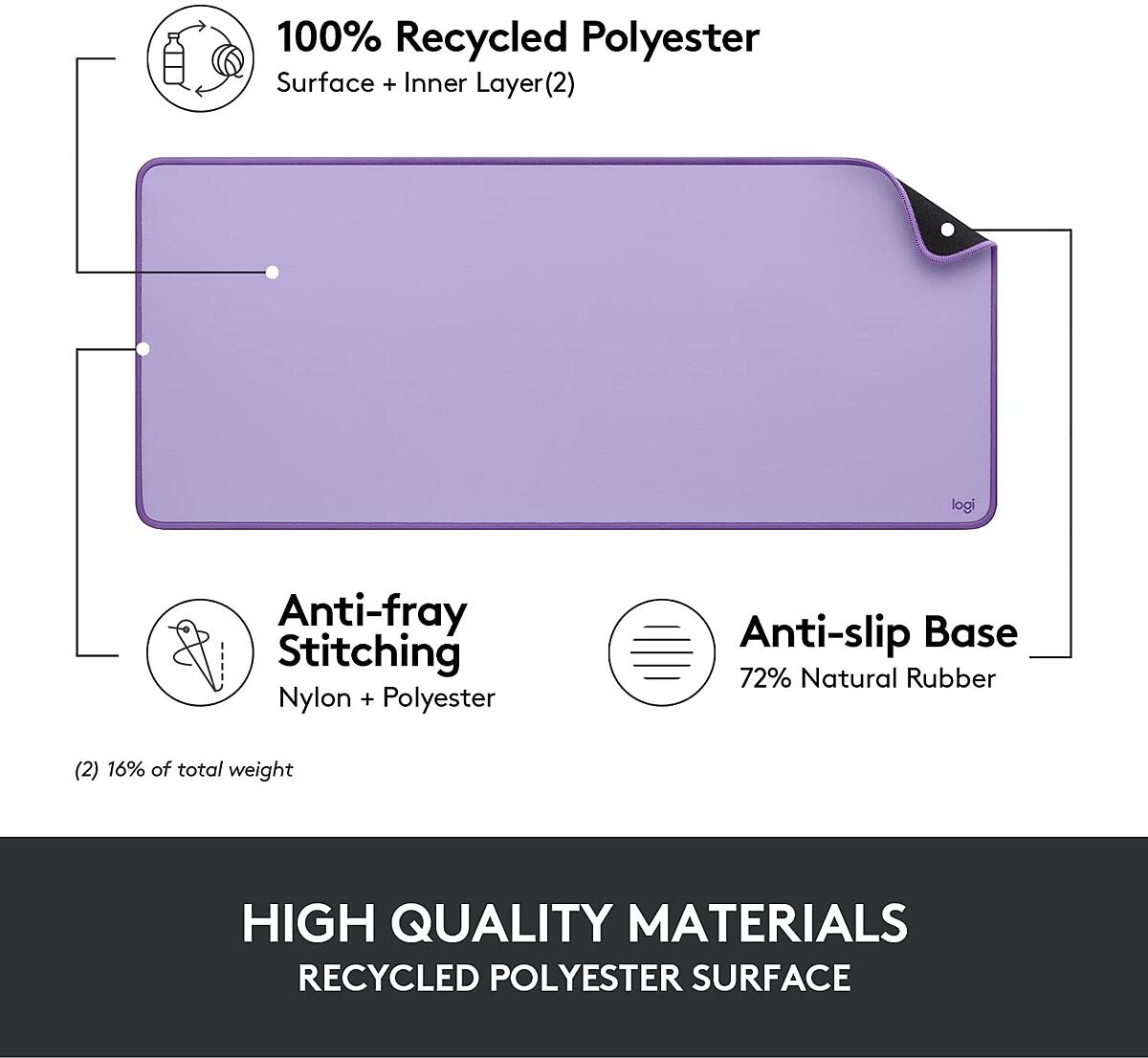 Logitech Desk Matt Studio Series - Lavender - Purple