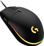 Logitech G102 Lightsync Gaming Mouse - Black - Black