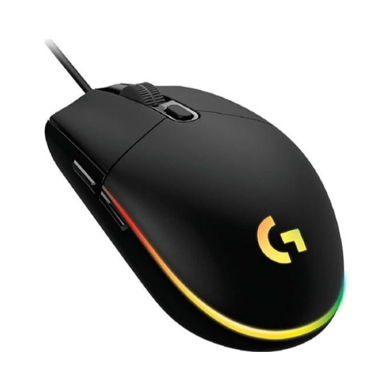 Logitech G102 Lightsync Gaming Mouse - Black - Black