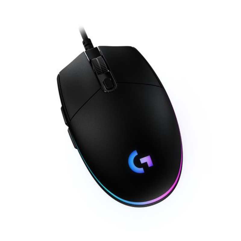 Logitech G203 Lightsync Wired Gaming Mouse - Black - Black