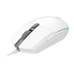 Logitech G203 Lightsync Wired Gaming Mouse - White - White
