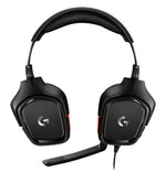 Logitech G332 Wired Gaming Headset - Leatherette - Red