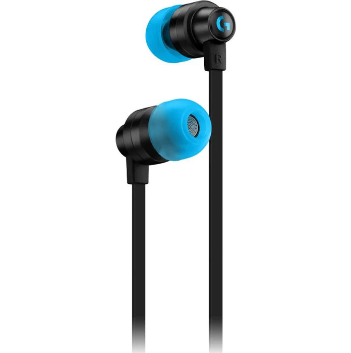Logitech G333 Wired Gaming Earphones - Black - Black