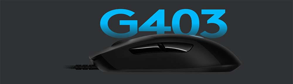 Logitech G403 Hero Wired Gaming Mouse - Black