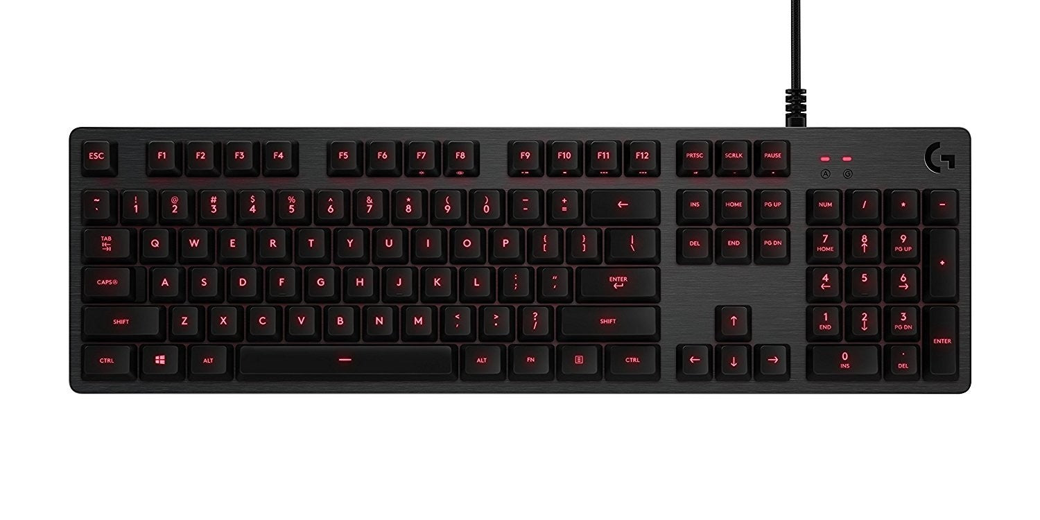 Logitech G413 Backlit Mechanical Gaming Keyboard - Black