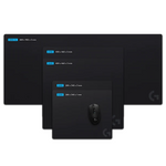 Logitech G840 Gaming Mouse pad - Black