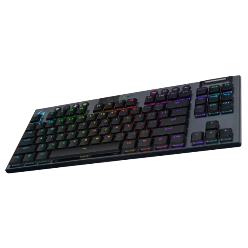 Logitech G915 X Lightspeed TKL Low-Profile Wireless Gaming Keyboard - Black - Black