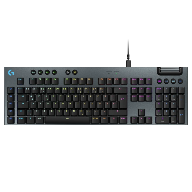 Logitech G915 X Low-Profile Wired Gaming Keyboard - Black