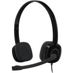 Logitech H151 Stereo Headset - Black