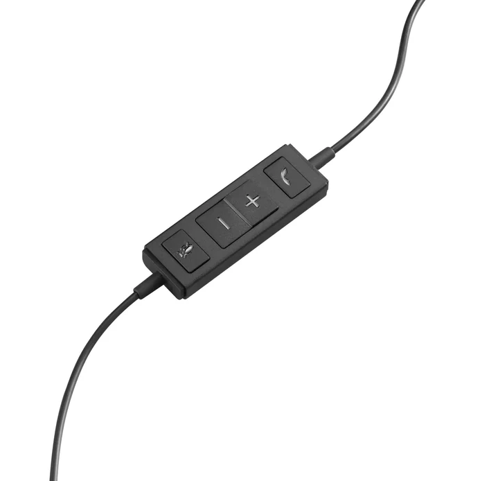 Logitech H570E Wired USB Headset Mono - Black - Black