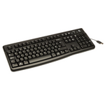Logitech K120 USB Corded Keyboard - Black