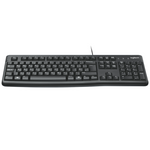 Logitech K120 USB Corded Keyboard - Black