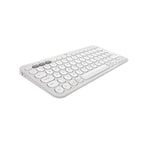Logitech K380s Pebble Keys 2 Wireless Keyboard - Tonal White - White