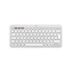 Logitech K380s Pebble Keys 2 Wireless Keyboard - Tonal White - White