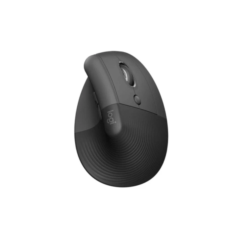 Logitech Lift Vertical Ergonomic Mouse - Graphite - Graphite