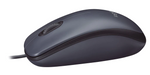 Logitech M100 Wired USB Mouse - Grey - Grey