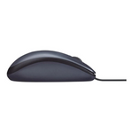 Logitech M100 Wired USB Optical Mouse -Black - Black