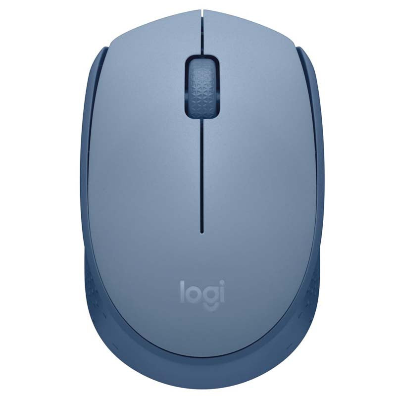 Logitech M171 Wireless Mouse with USB Nano Receiver Ambidextrous - Blue / Grey
