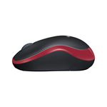 Logitech M185 Wireless Mouse - Red - Red