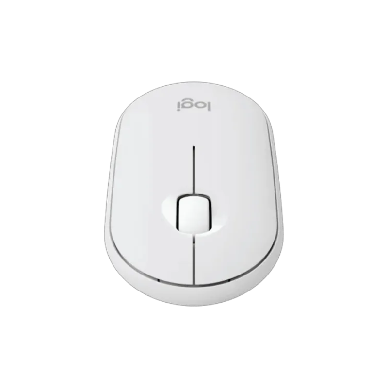 Logitech M350s Pebble Mouse 2 - Tonal White - White