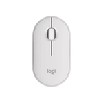 Logitech M350s Pebble Mouse 2 - Tonal White - White