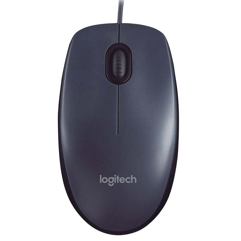 Logitech M90 Wired Mouse - Grey