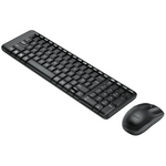 Logitech MK220 Wireless Keyboard and Mouse Combo - Black