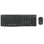 Logitech MK295 Silent Wireless Keyboard and Mouse Combo - Graphite - Grey