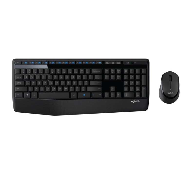 Logitech MK345 Wireless Keyboards & Mouse - Black