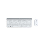 Logitech MK470 Slim Wireless Keyboard and Mouse Combo - Off White - White