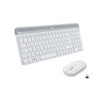 Logitech MK470 Slim Wireless Keyboard and Mouse Combo - Off White - White