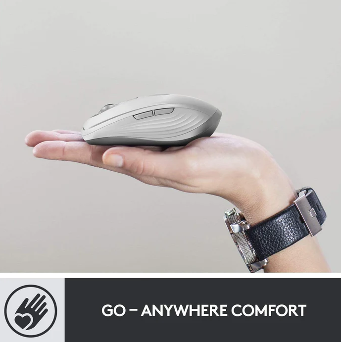 Logitech MX Anywhere 3 Wireless Mouse - Pale Grey - Grey