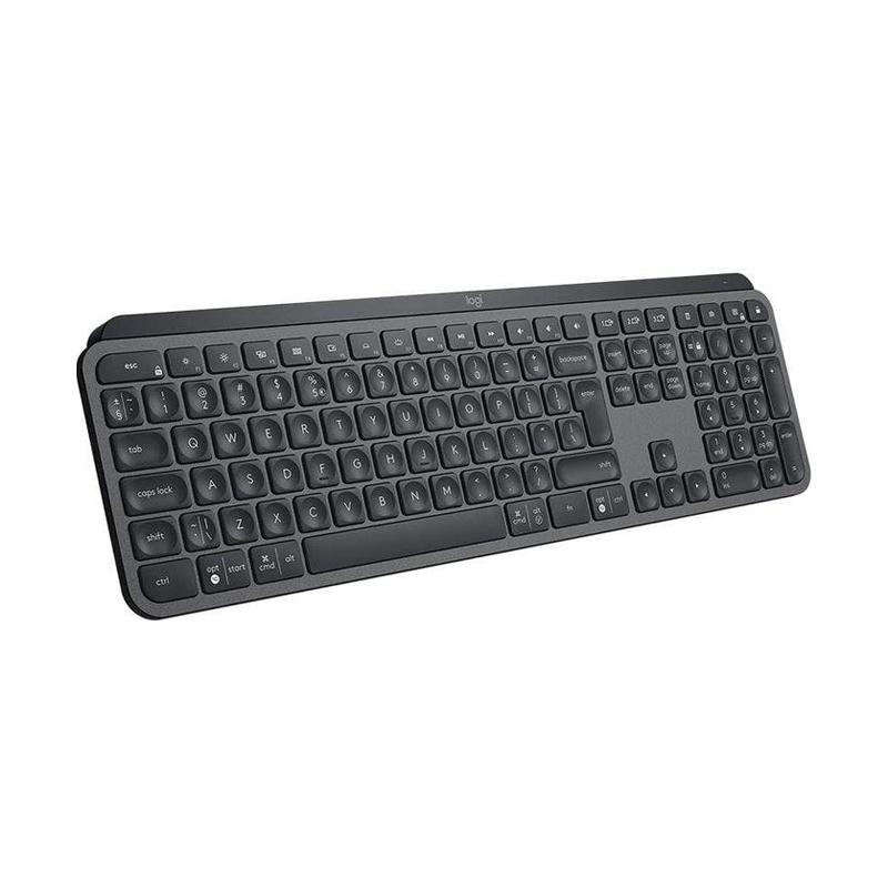 Logitech MX Keys Advanced Illuminated Wireless Keyboard - Graphite - Black