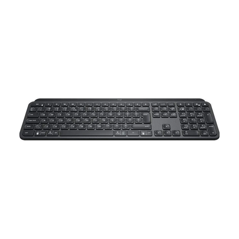 Logitech MX Keys Advanced Illuminated Wireless Keyboard - Graphite - Black