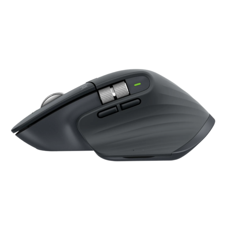 Logitech MX Master 3S Performance Wireless Mouse - Graphite - Black